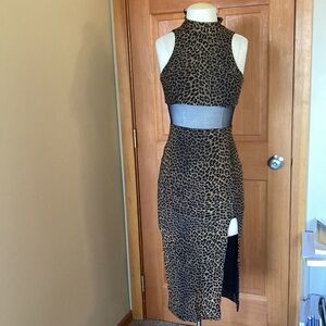 Leopard, Cheetah Print, Gown, Dress.
